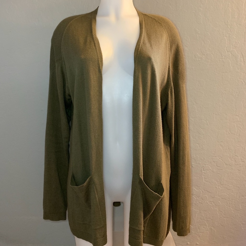 The Limited Olive Cardigan